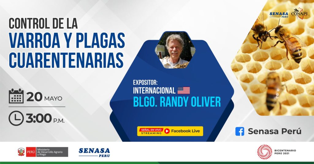 Divulgação Live Control de la Varroa y plagas Cuarentenarias